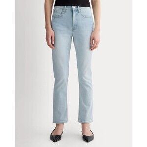 Everlane High Rise Light Sky Blue Original Cheeky Jeans 27